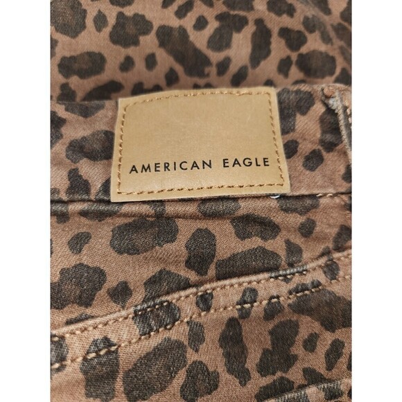 New! American Eagle Leopard Print Curvy Super High Rise Jegging, 2 - Picture 10 of 15